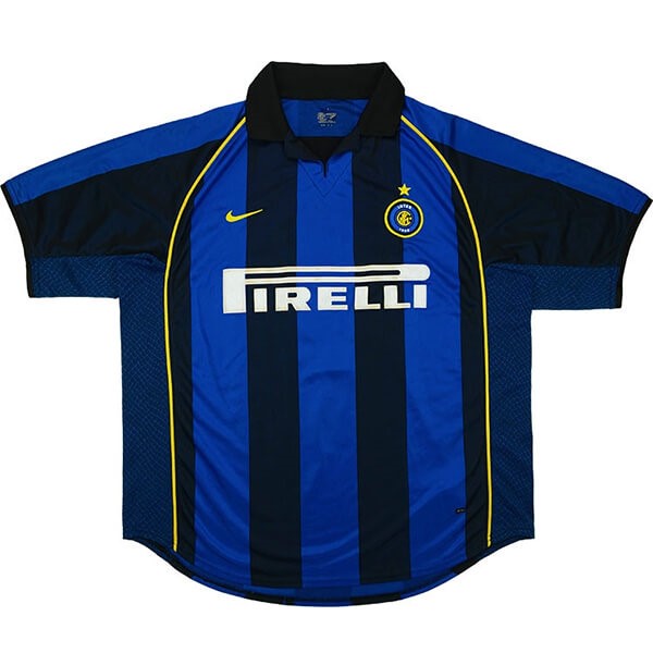 Authentic Camiseta Inter Milan 1ª Retro 2001 2002 Azul